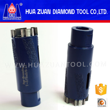 35mm (1-3/8"X5/8-11") Vacuum Brazed Diamond Core Bits Drill Stone